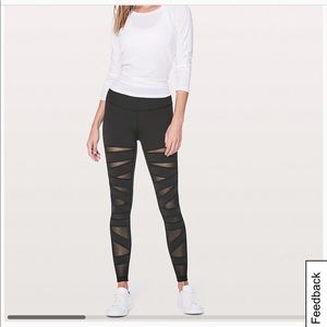 Lululemon mesh leggings. High rise.